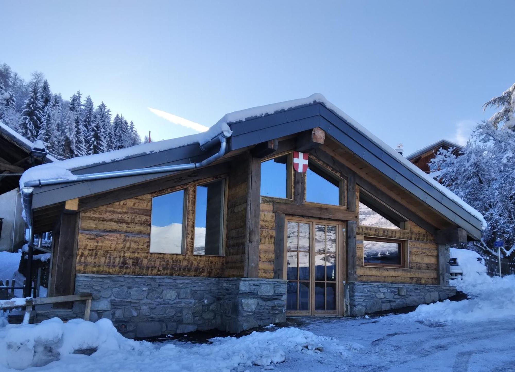 Chalet Balneo Billard La Plagne Savoie Vue Top Dış mekan fotoğraf