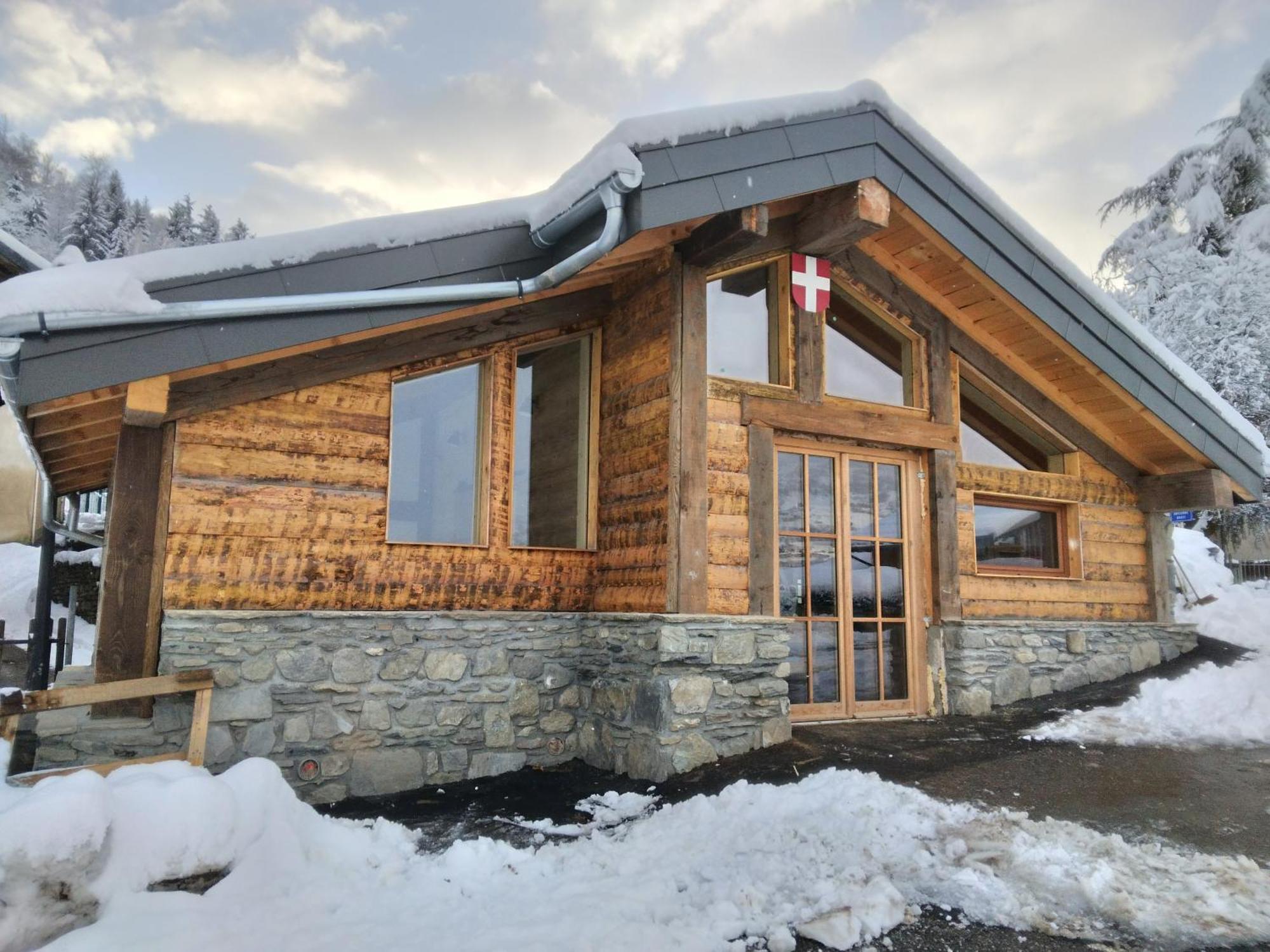 Chalet Balneo Billard La Plagne Savoie Vue Top Dış mekan fotoğraf